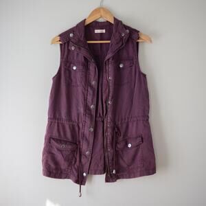 Altar'd State Utility Vest Purple